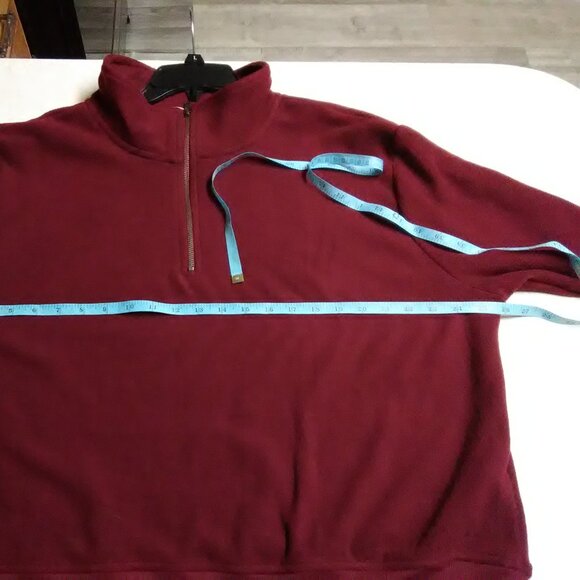 Natural Reflections pullover "fleece" maroon color XL - NWT new - Picture 8 of 14